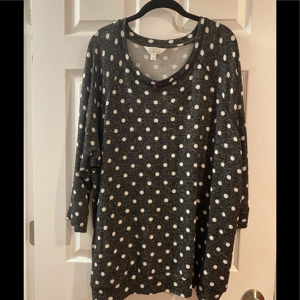 Stitch fix Market and spruce polka dot top